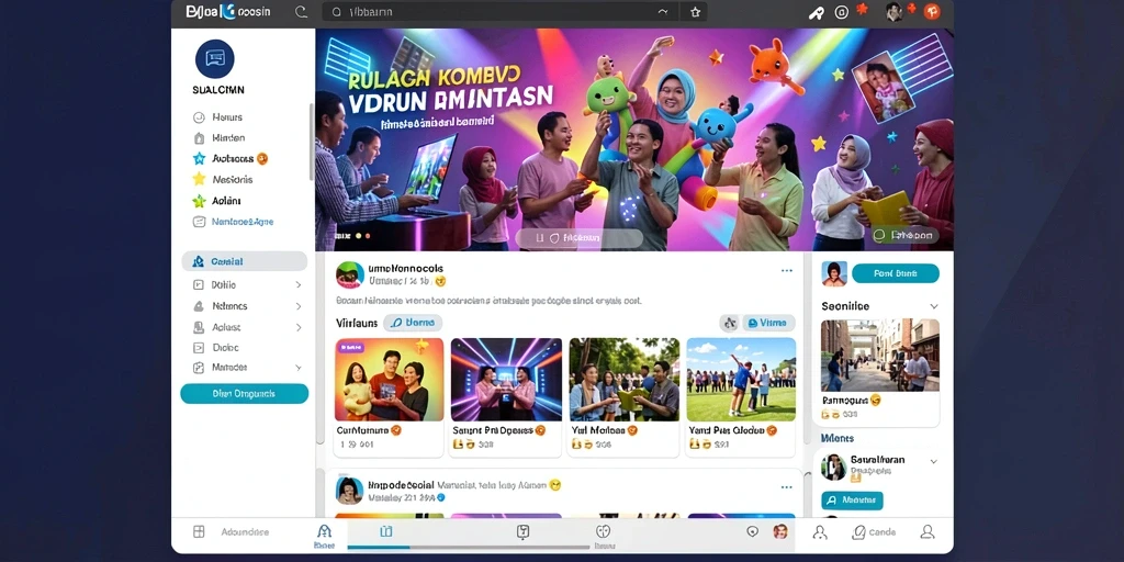 Tampilan antarmuka yang user-friendly dan menarik.