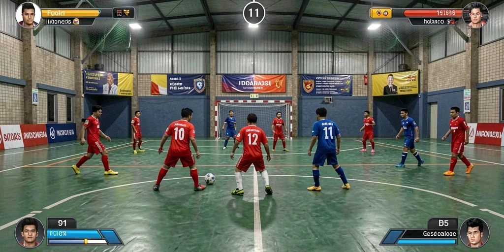 Tangkapan layar yang menampilkan grafis memukau dari 5RT.