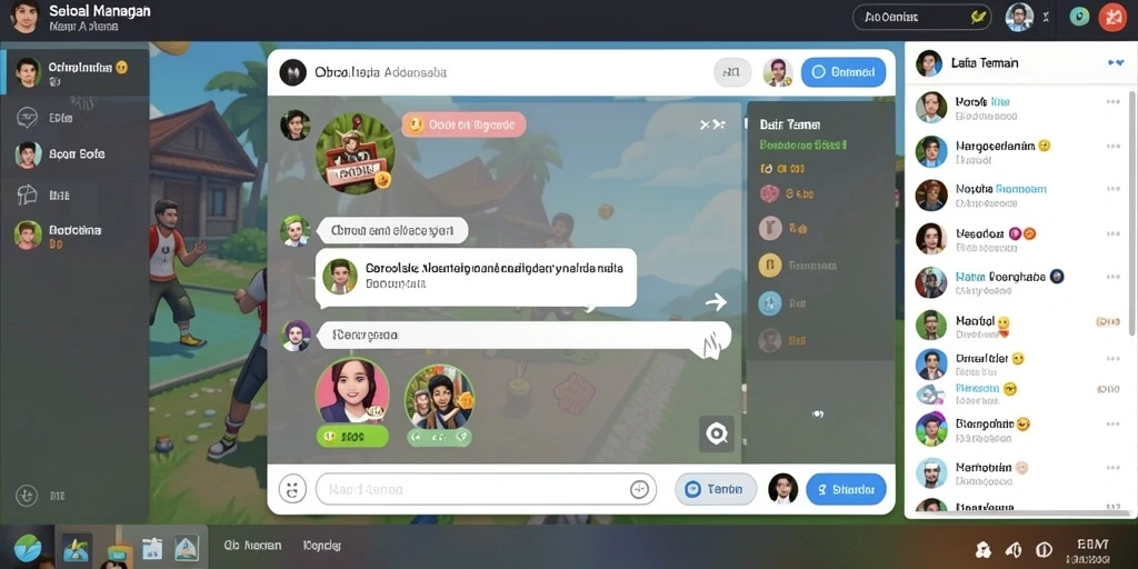Tampilan menarik dari interface AGENHOKI yang user-friendly.