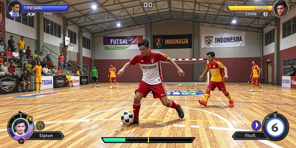 Antarmuka menarik dengan permainan yang beragam.