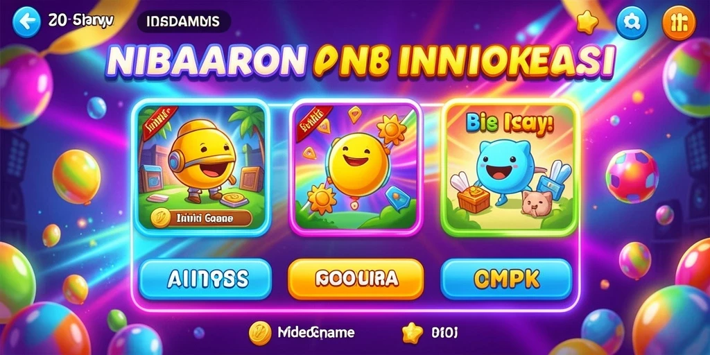 Tampilan awal permainan yang memikat.