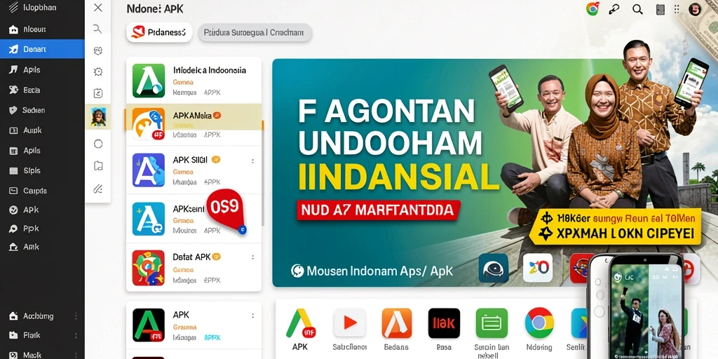 Antarmuka utama FOMOTOTO yang menarik.