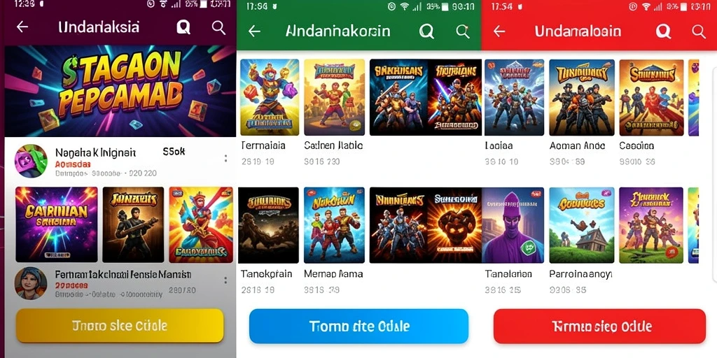 Screenshot menampilkan antarmuka permainan yang menarik.