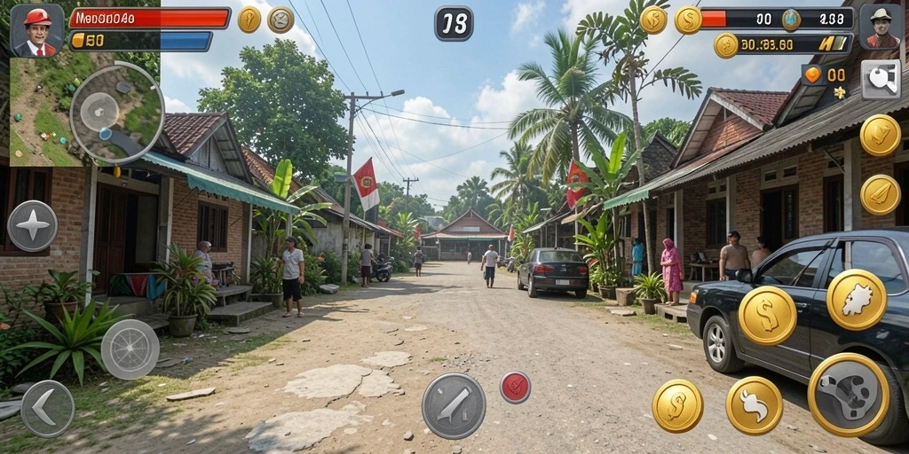 Tampilan antarmuka yang sederhana dan menarik.