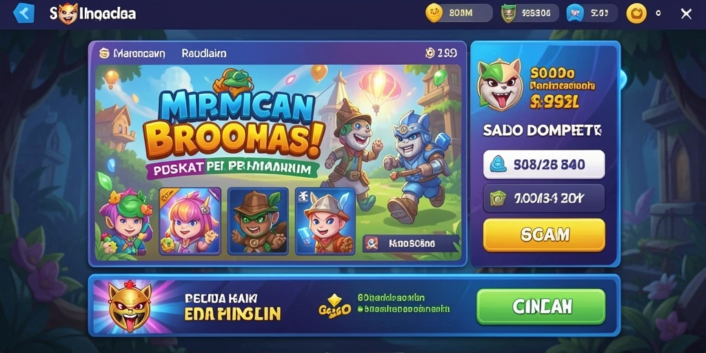 Tampilan antarmuka yang modern dan menarik.