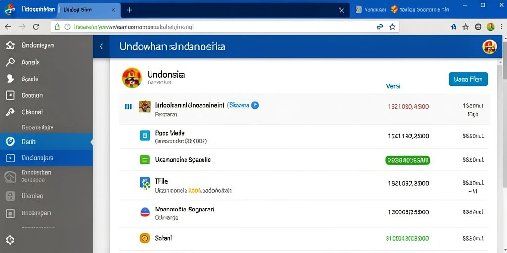 Tampilan antarmuka yang ramah pengguna.