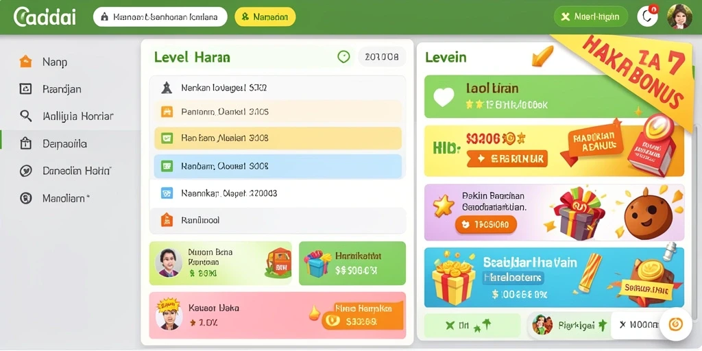 Tampilan awal yang menarik dan user-friendly.