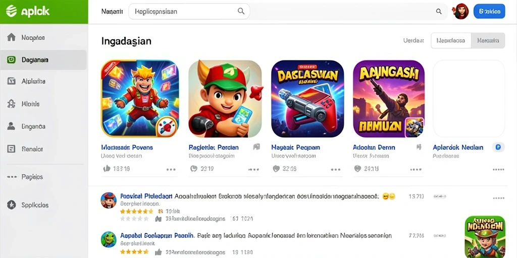 Tampilan antarmuka yang modern dan menarik.