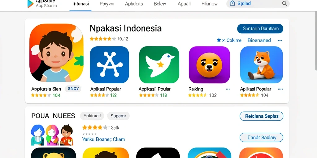 Tangkapan layar menunjukkan antarmuka utama game NEWIDN.