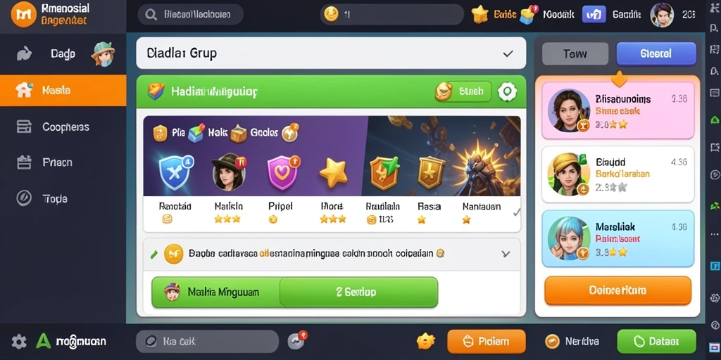 Tampilan utama aplikasi PRIMA77 yang menarik.