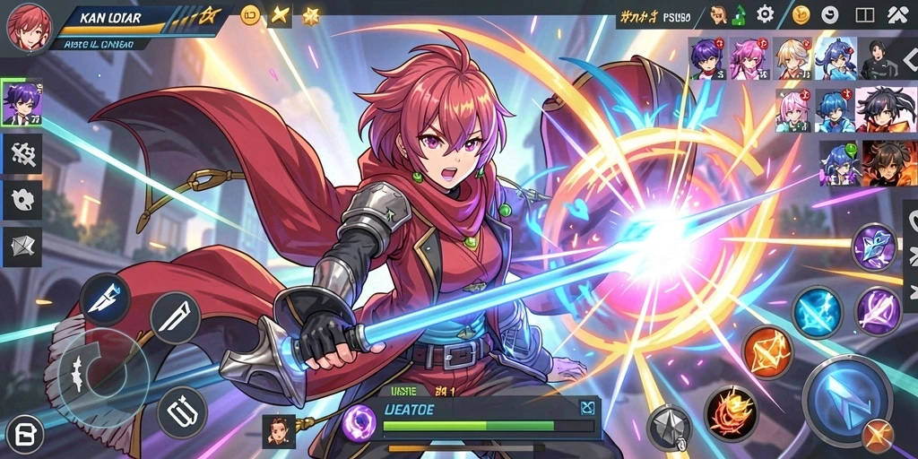 Tampilan awal game yang menarik dan intuitif.