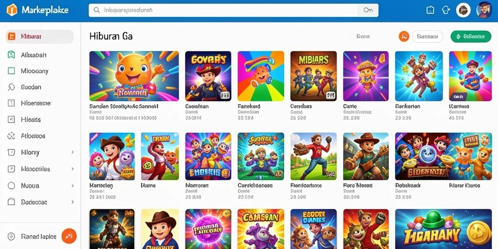Tampilan permainan domino yang menarik dan interaktif.