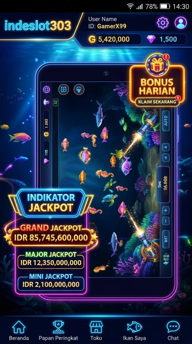 Cuplikan layar menu unduhan indeslot303 untuk perangkat Android